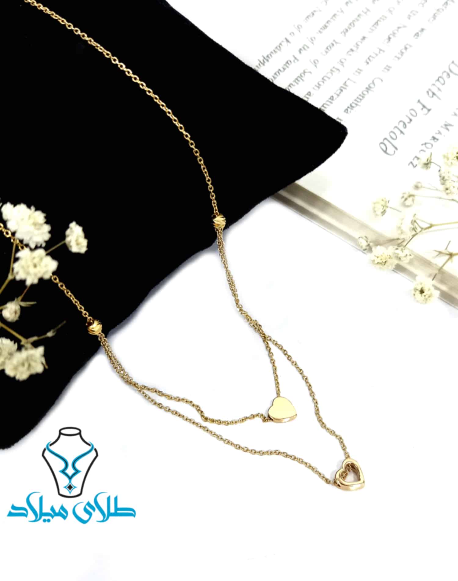 گردنبند طلا ستایش · گردنبند طلا · 18 عیار · 2.57 گرم