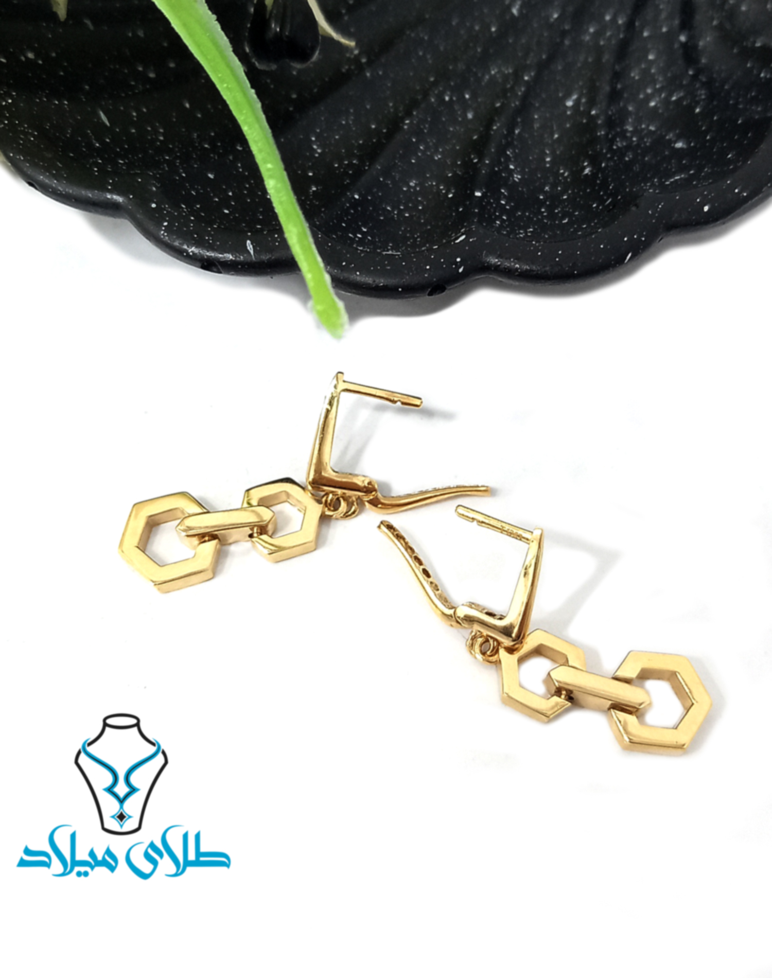 گوشواره آویز حلما · گوشواره آویز طلا
