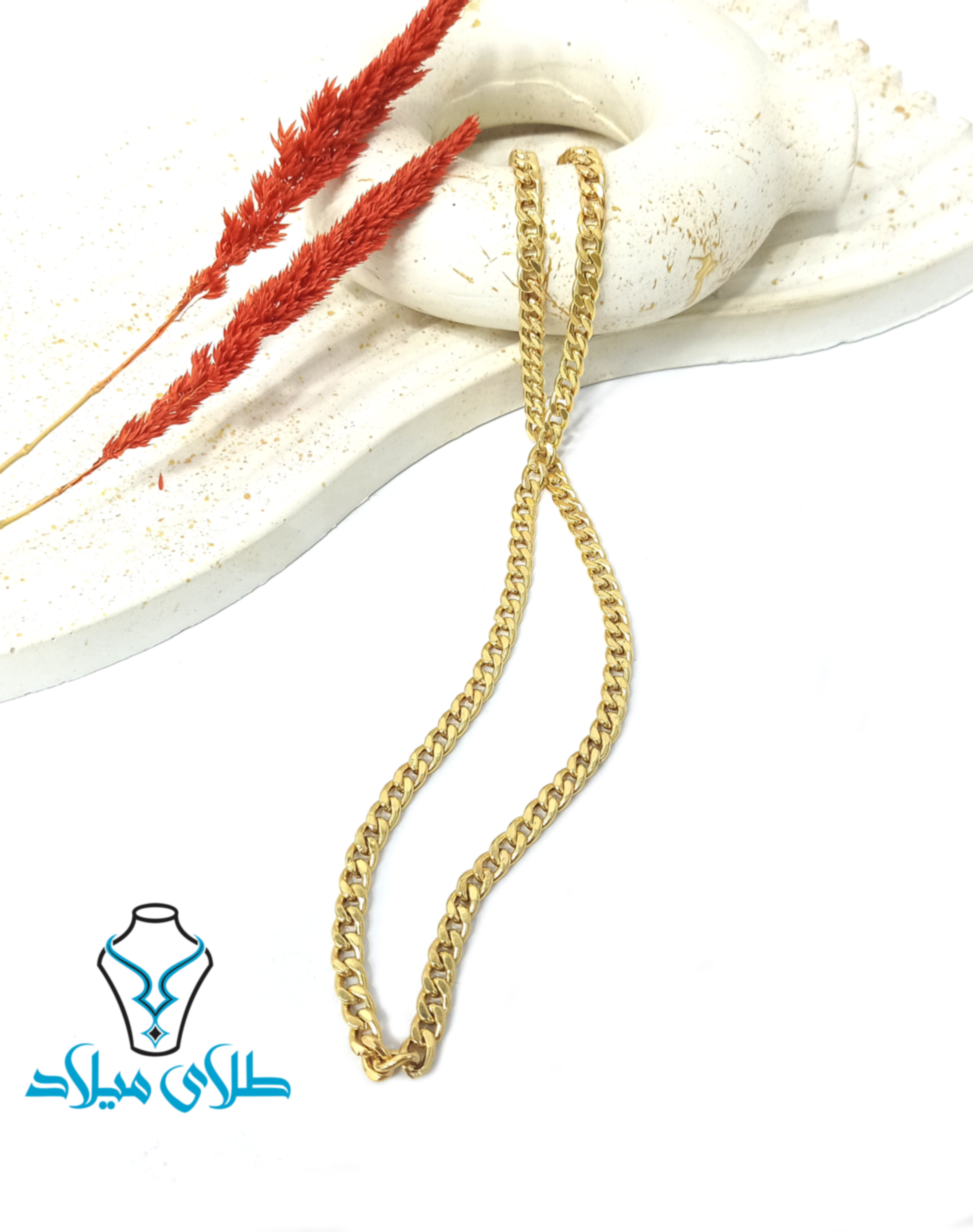 گردنبند طلا کارتیه کد8 · گردنبند مردانه طلا