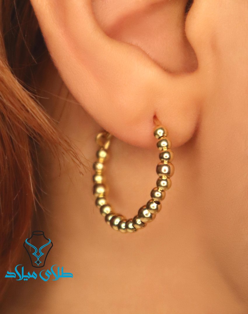 گوشواره حلقه ای آذین · گوشواره حلقه‌ ای