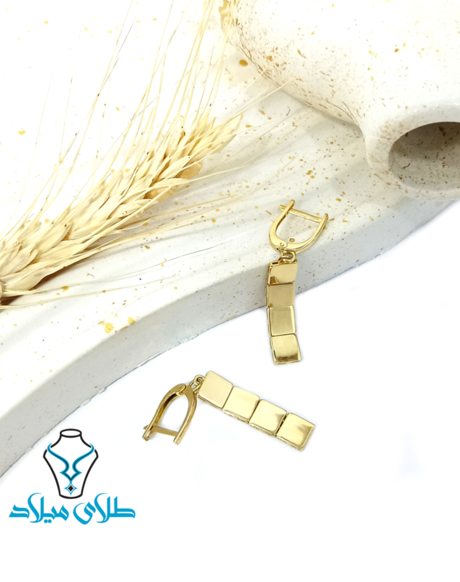 گوشواره آویز کایلین · گوشواره آویز طلا
