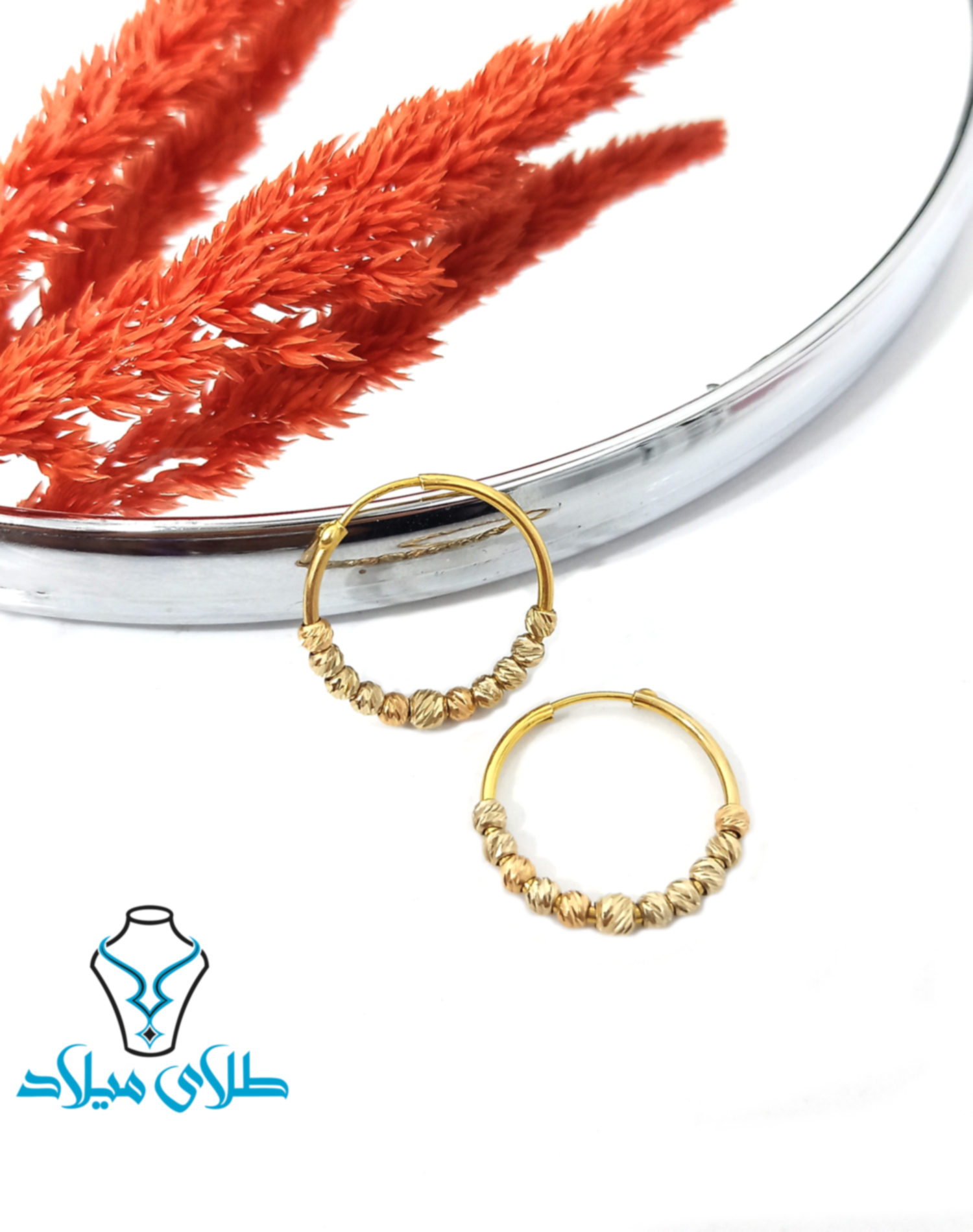 گوشواره حلقه ای رزسا · گوشواره حلقه‌ ای