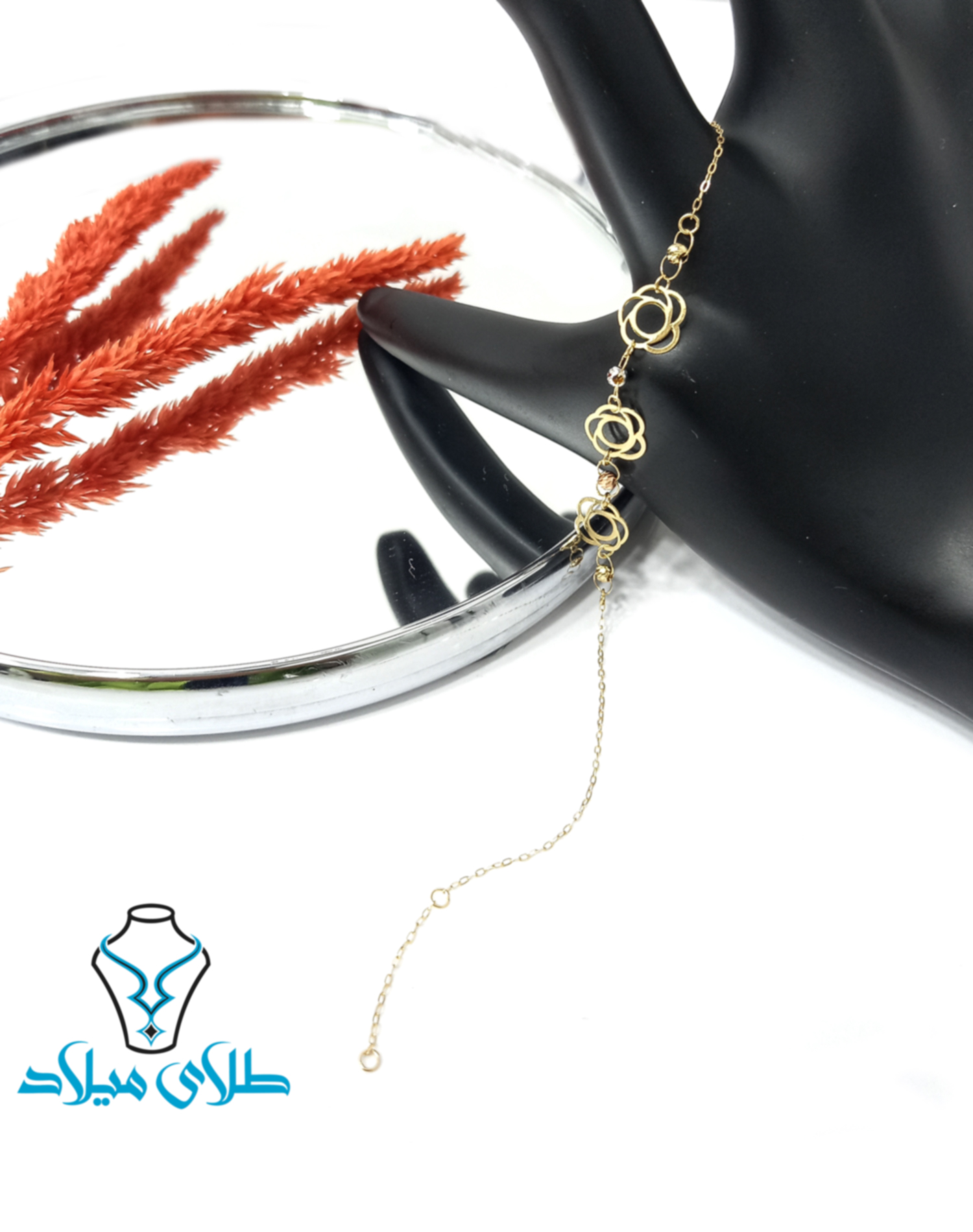 دستبند طلا دلسان · دستبند زنجیری
