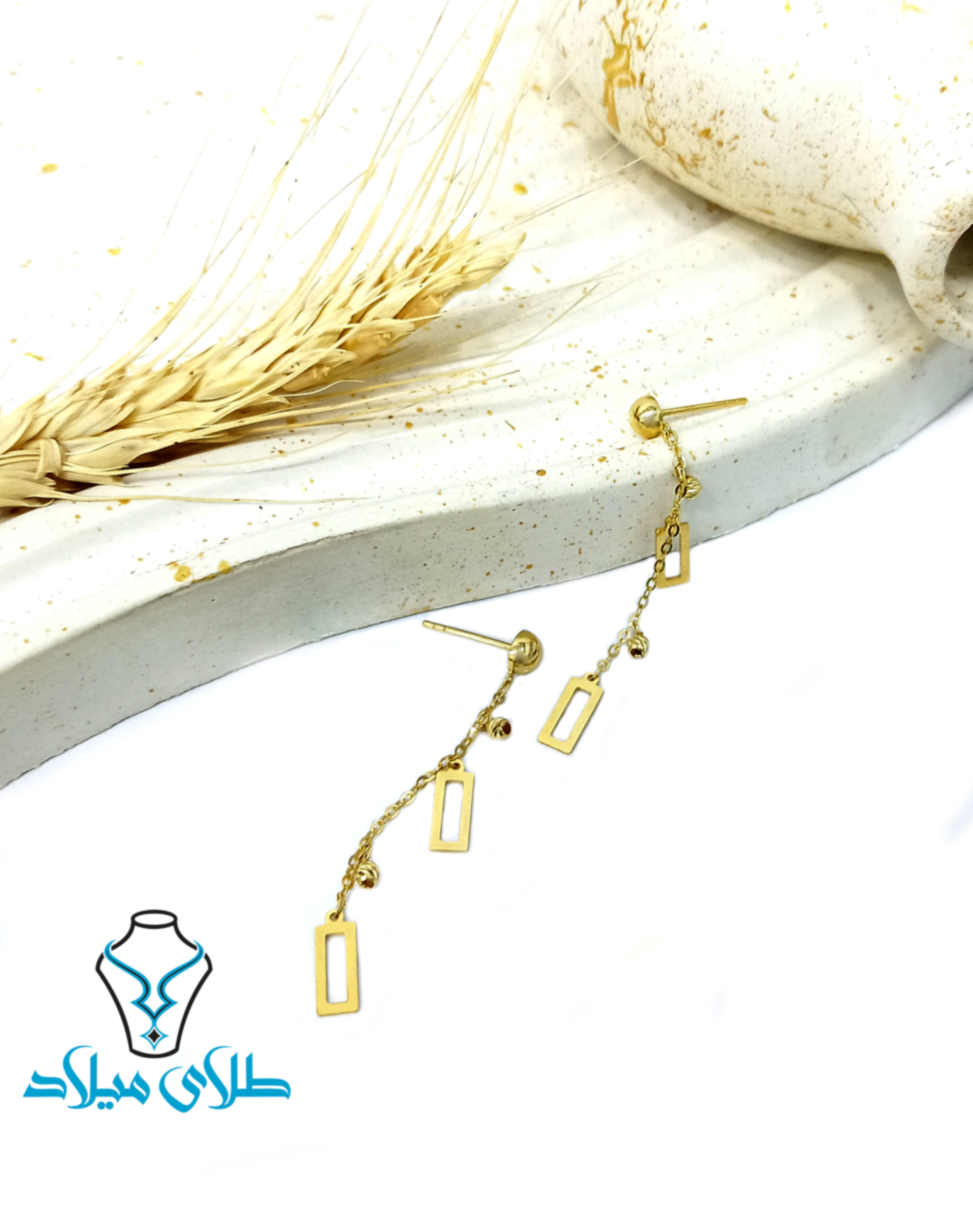 گوشواره آویز فدیا · گوشواره آویز طلا