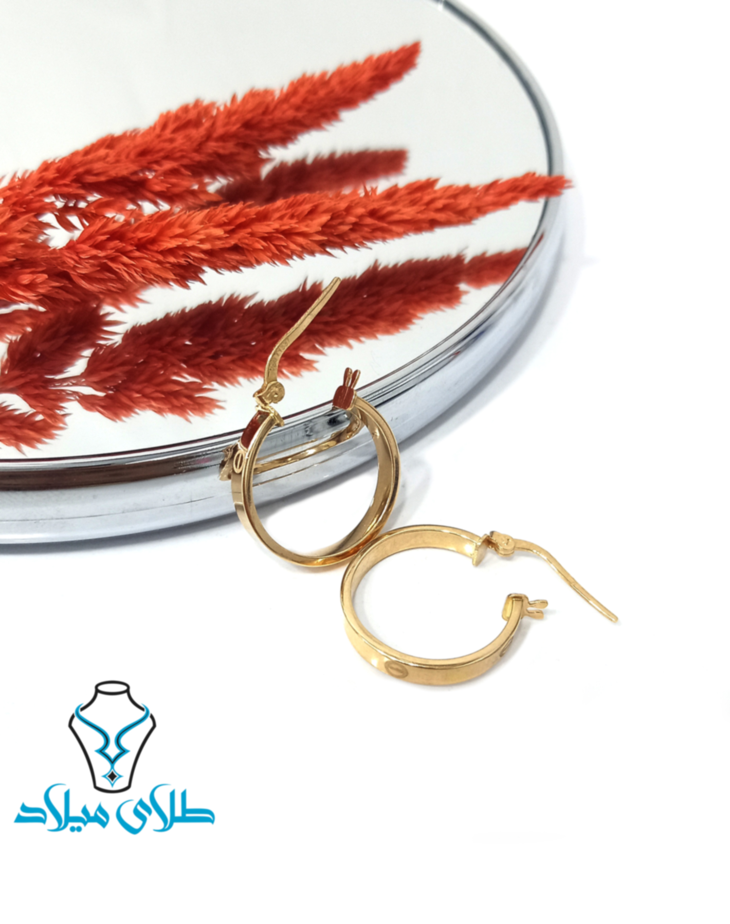گوشواره حلقه‌ای کارتیه کد1 · گوشواره حلقه‌ ای