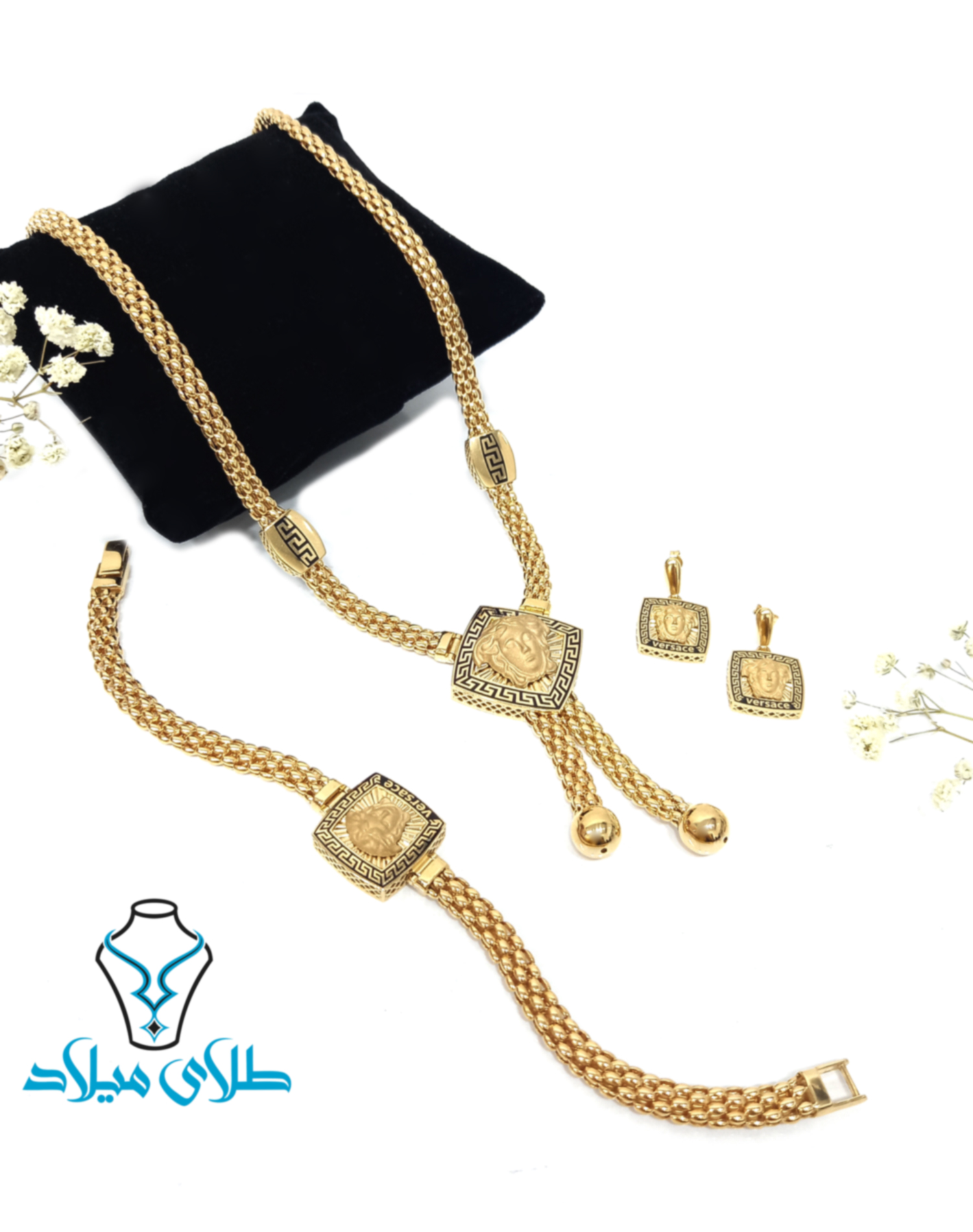 سرویس طلا ورساچ کد4 · سرویس ورساچه · 18 عیار · 44.91 گرم