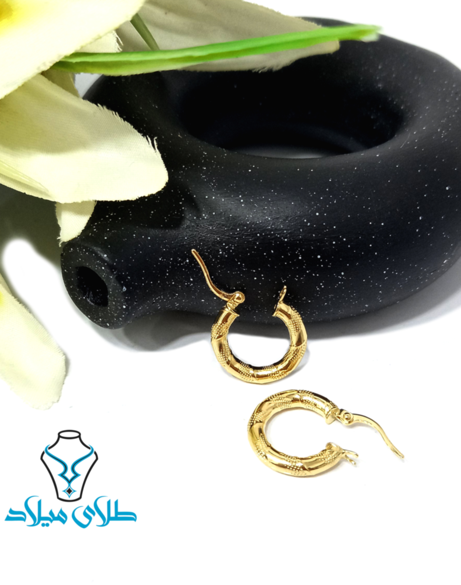 گوشواره حلقه ای آزرم · گوشواره حلقه‌ ای