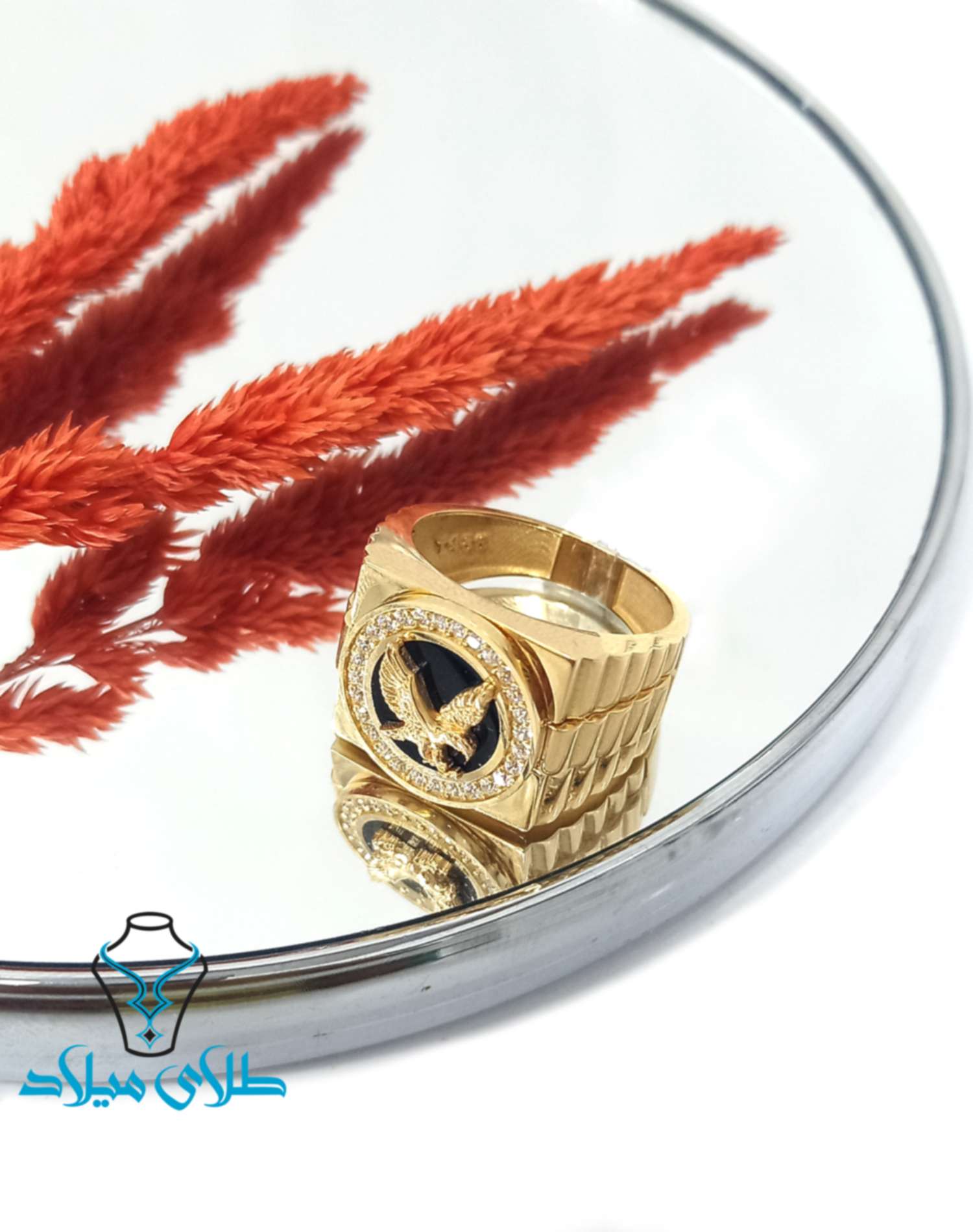 انگشتر مردانه کد9 · انگشتر طلا مردانه