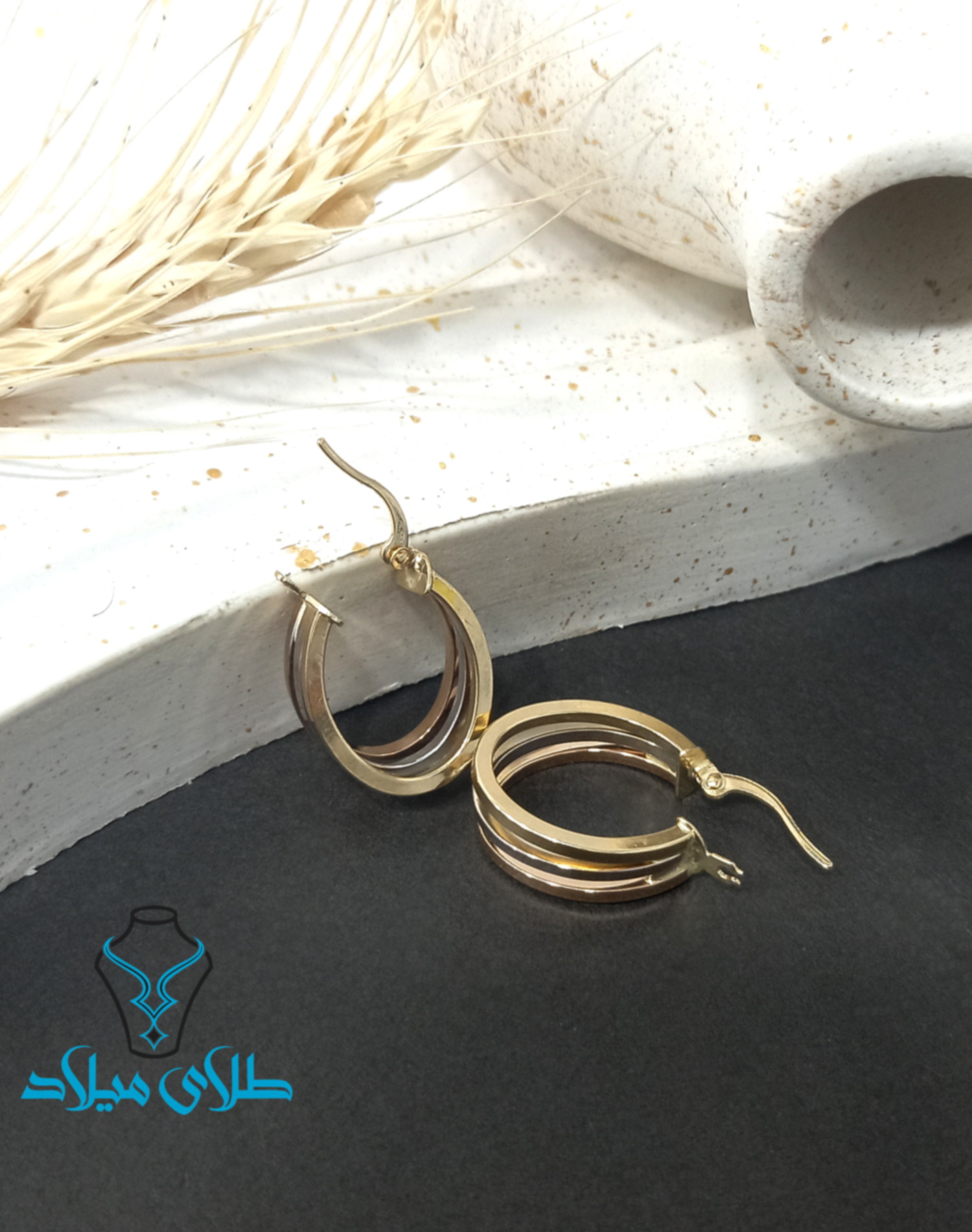 گوشواره حلقه ای آیلی · گوشواره حلقه‌ ای