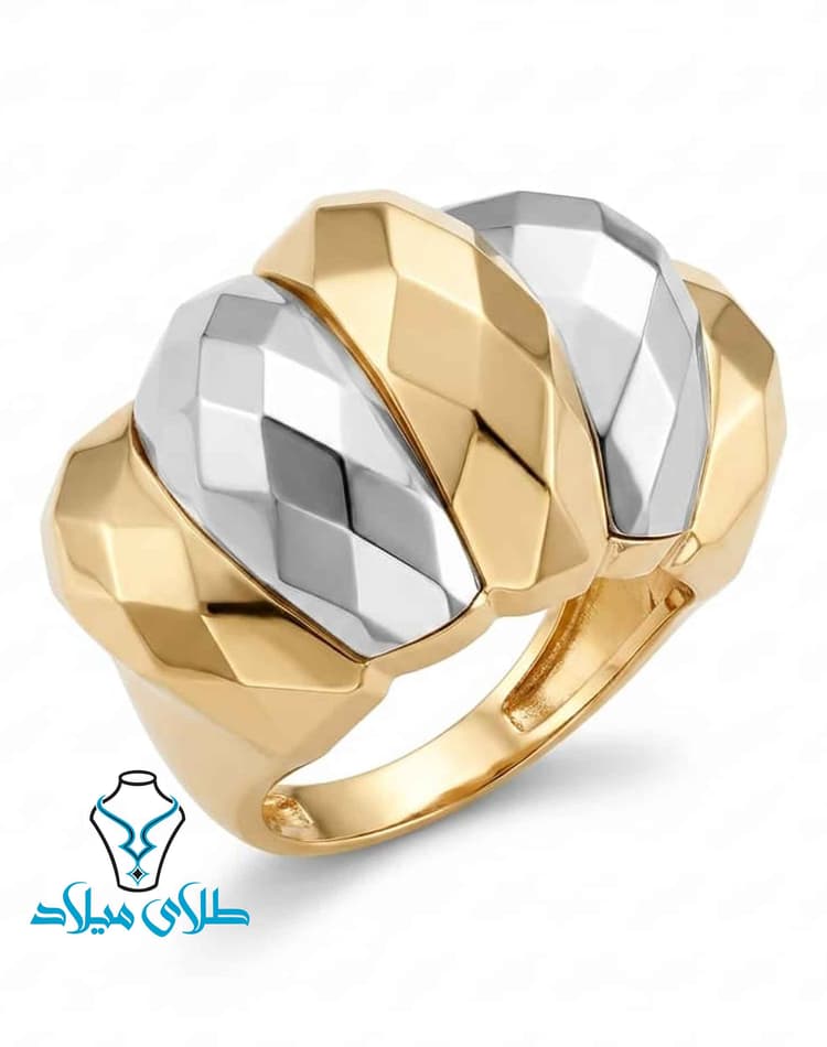 انگشتر طلا عطرا · انگشتر بدون نگین طلا · 18 عیار · 10.3 گرم