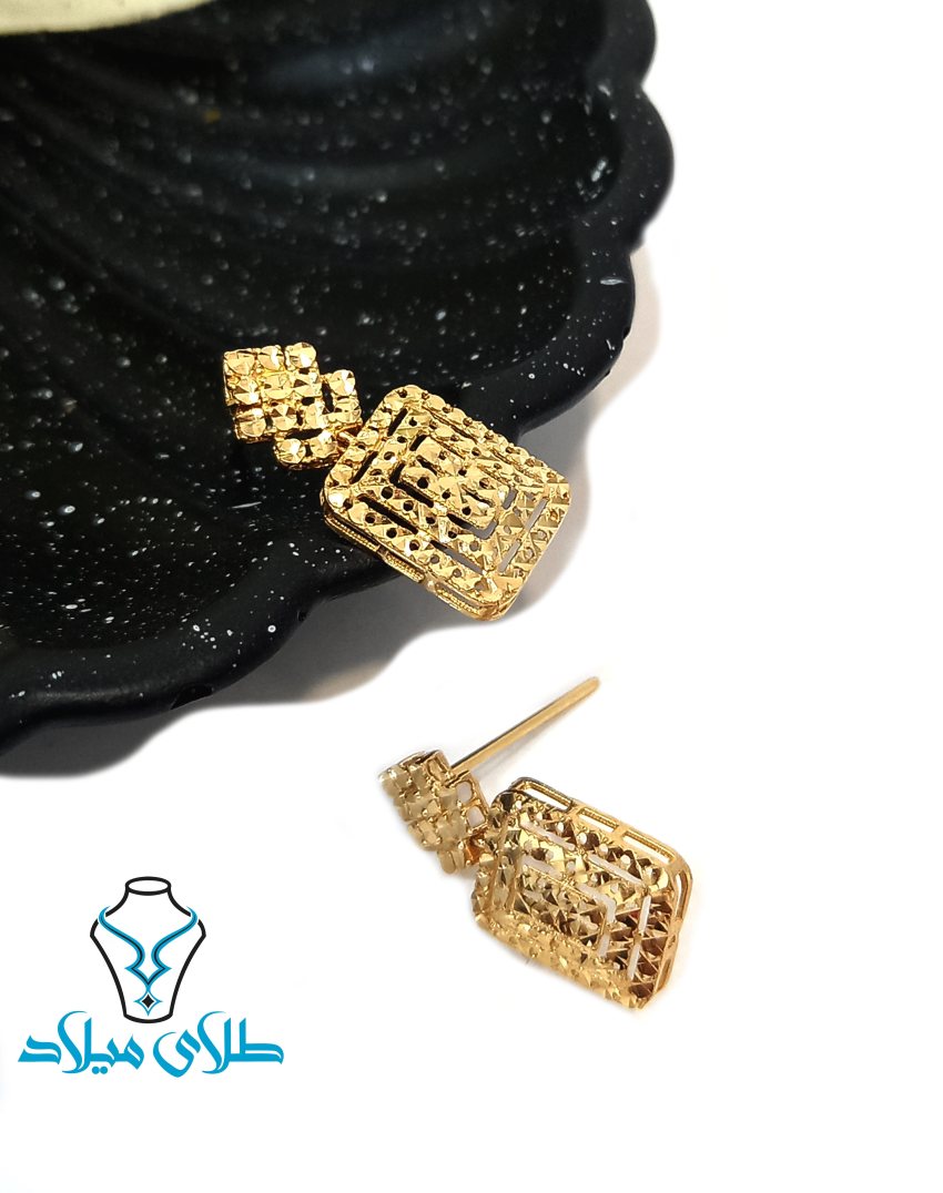 گوشواره آویز دلماه · گوشواره آویز طلا