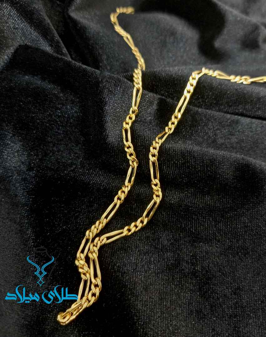گردنبند طلا فیگارو کد1 · گردنبند مردانه طلا