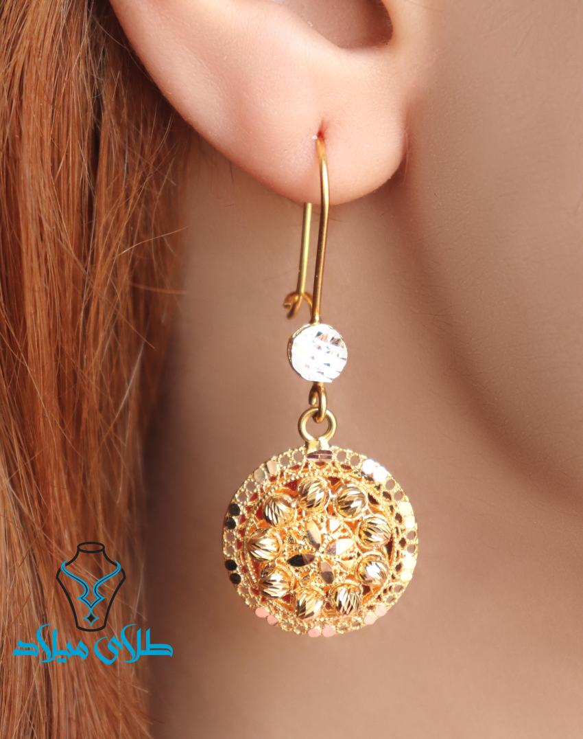گوشواره آویز حنانه · گوشواره آویز طلا
