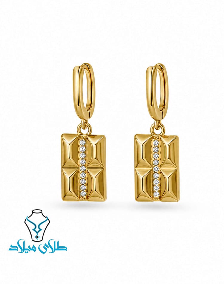 گوشواره آویز مهیسا · گوشواره آویز طلا · 18 عیار · 3.67 گرم