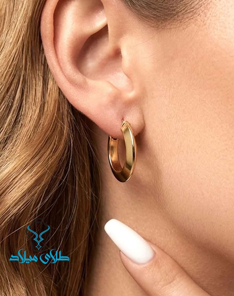 گوشواره حلقه ای ملانی · گوشواره حلقه‌ ای