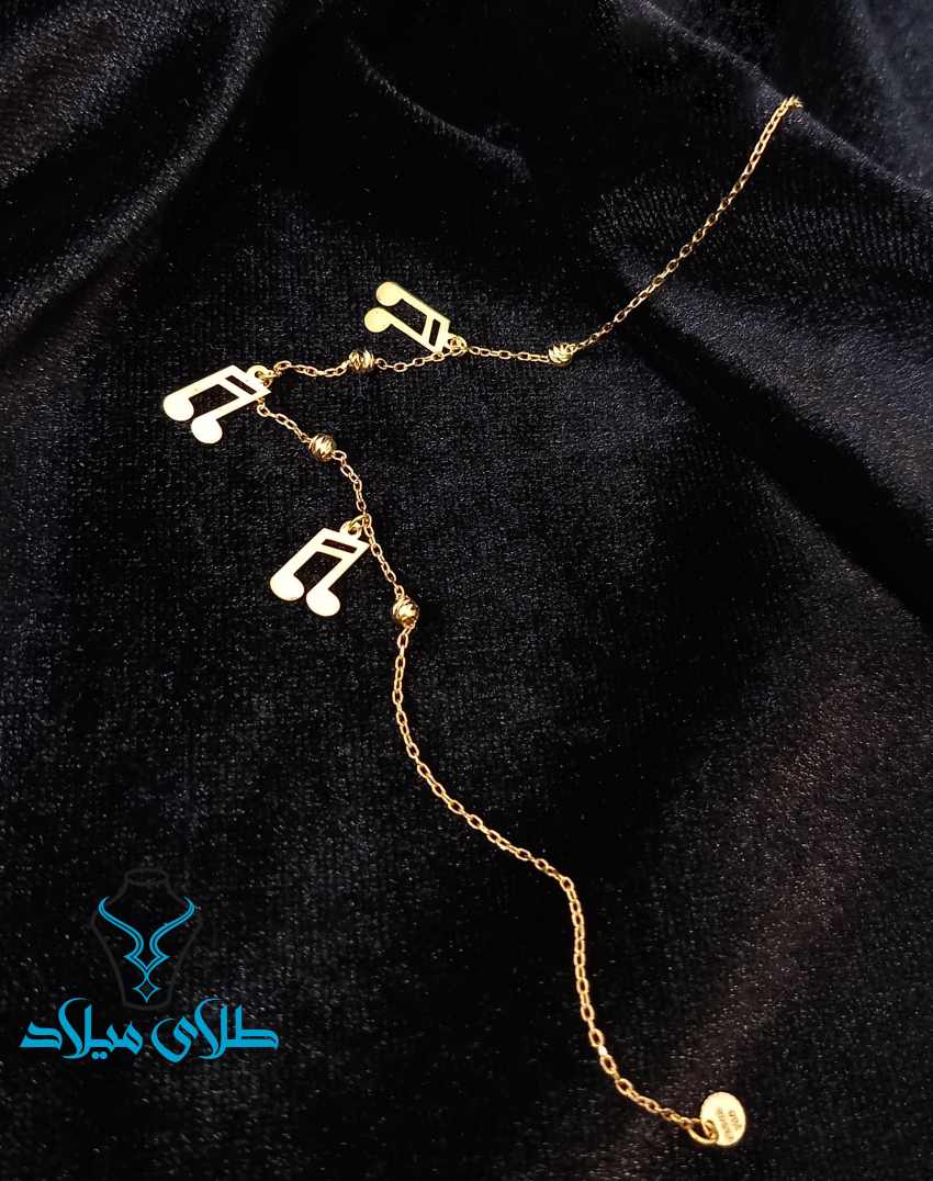 دستبند طلا ملودی · دستبند زنجیری