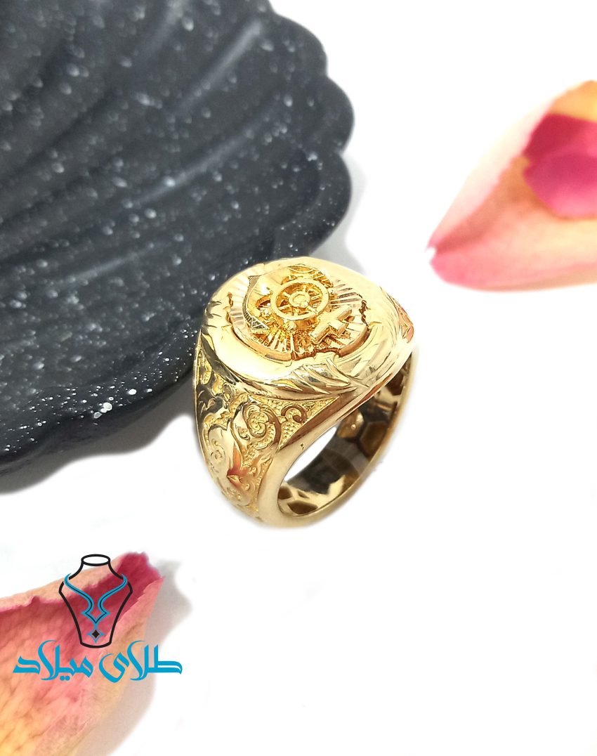 انگشتر طلا مردانه کد14 · انگشتر طلا مردانه