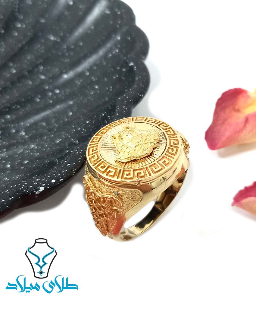 انگشتر مردانه کد15 · انگشتر طلا مردانه