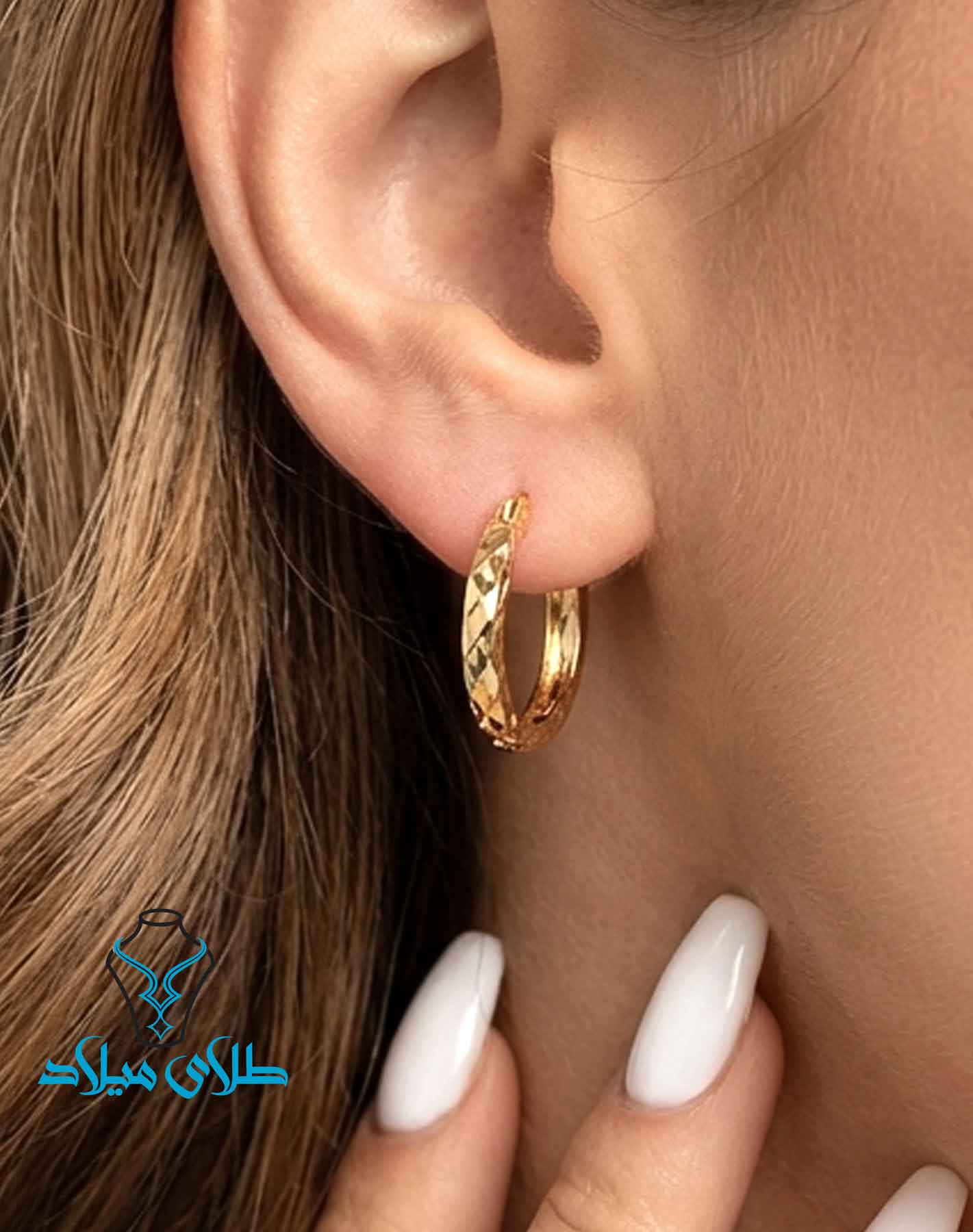 گوشواره حلقه ای مایلا · گوشواره حلقه‌ ای