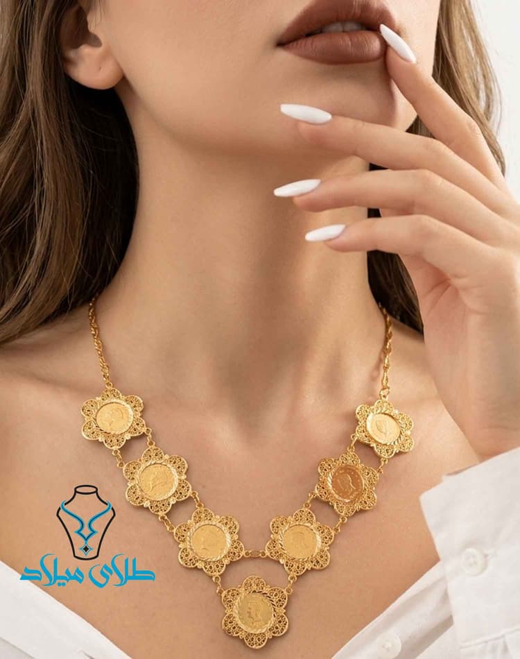 گردنبند کد4 · گردنبند طلا · 18 عیار · 24.76 گرم