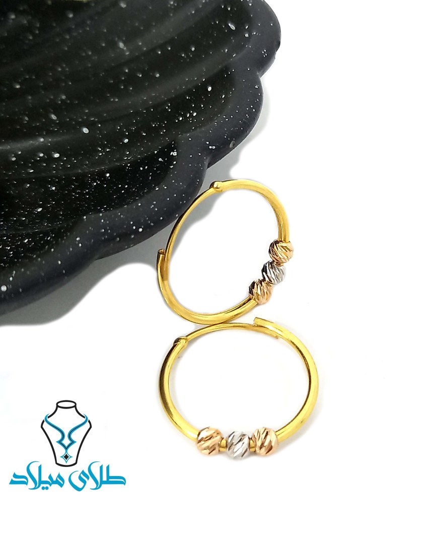 گوشواره حلقه ای نینا · گوشواره حلقه‌ ای