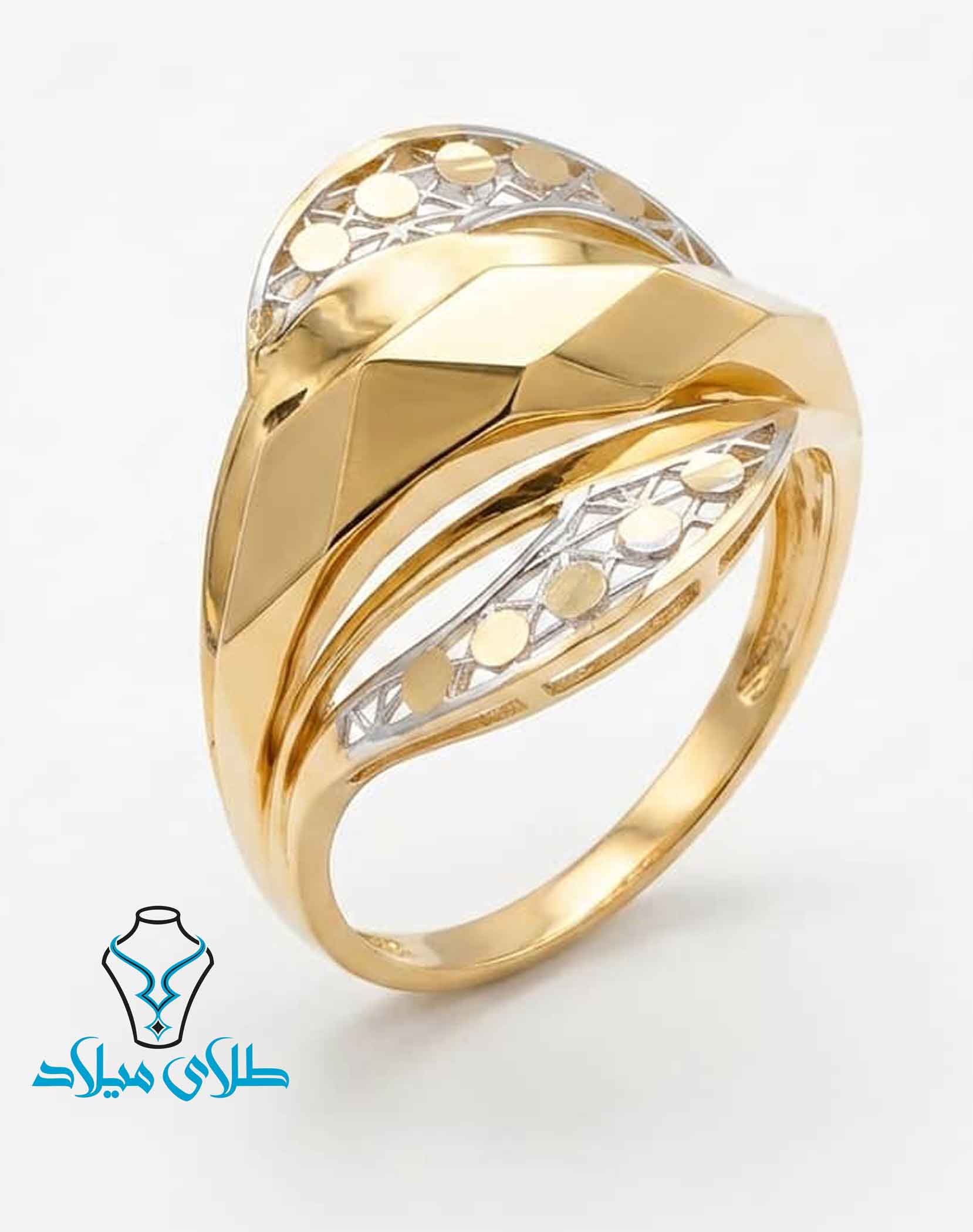 انگشتر کد25 · انگشتر توری طلا · 18 عیار · 2.95 گرم