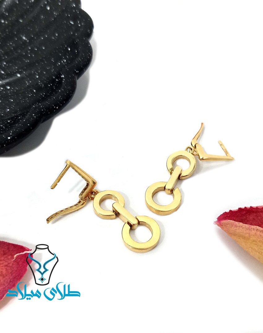 گوشواره آویز روسانا · گوشواره آویز طلا