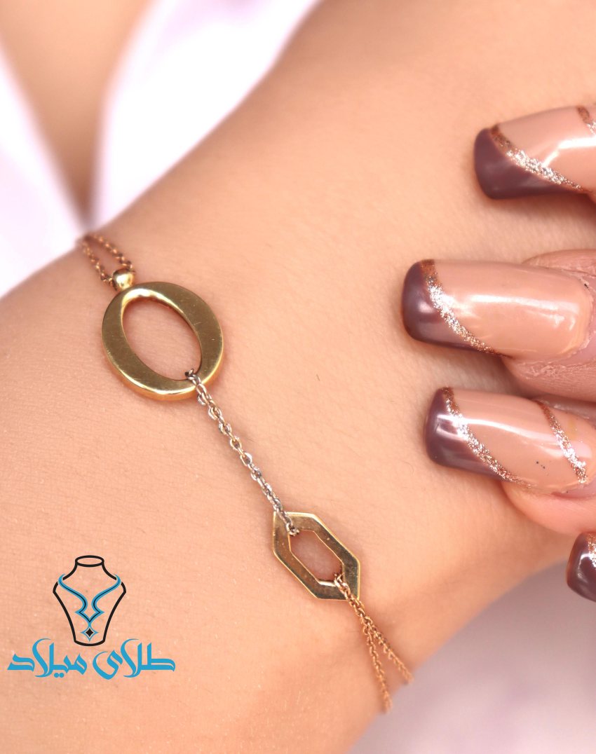 دستبند طلا ساینا · دستبند زنجیری