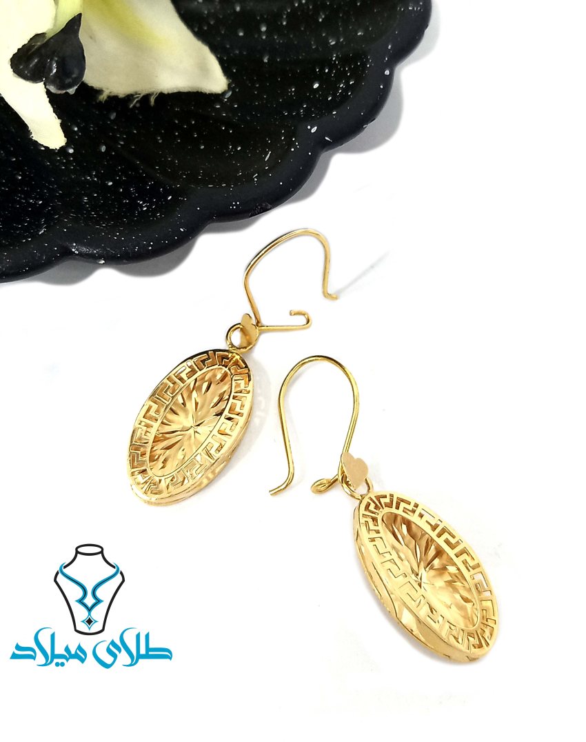 گوشواره آویز سمیرا · گوشواره آویز طلا
