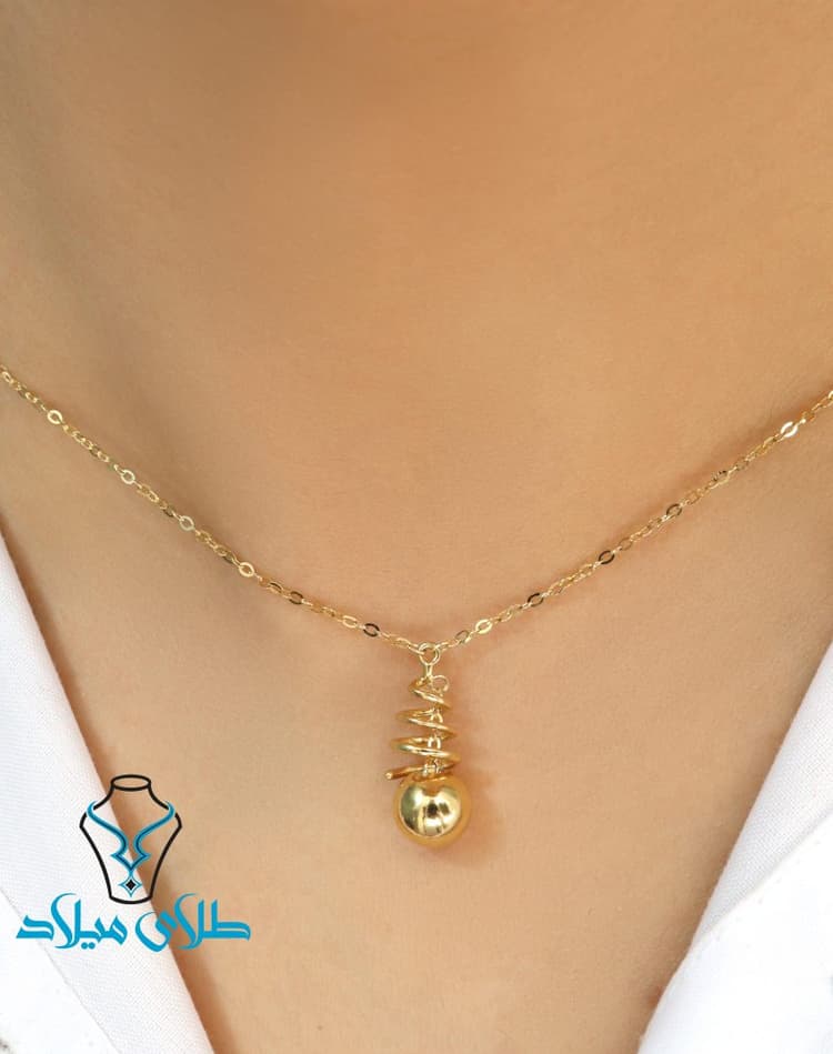 گردنبند طلا تیامیس · گردنبند طلا · 18 عیار · 2.74 گرم