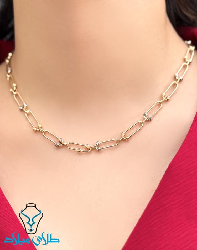 گردنبند تیفانی کد13 طلا · گردنبند تیفانی · 18 عیار · 8.33 گرم