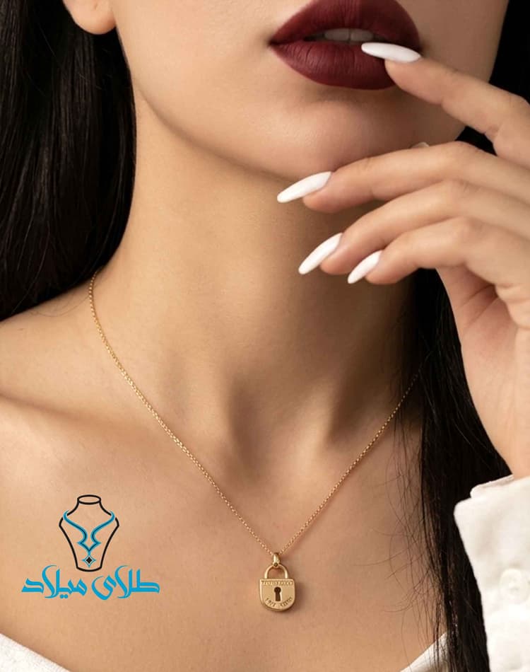 گردنبند تیفانی کد2 · گردنبند مینیمال طلا · 18 عیار · 3.46 گرم