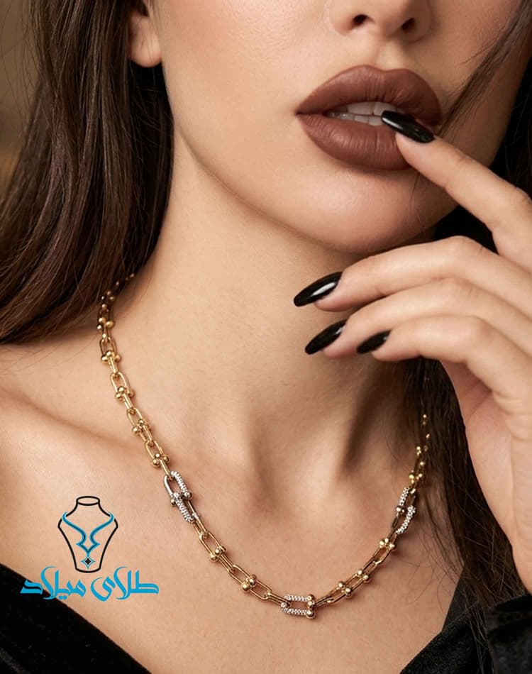 گردنبند طلا تیفانی کد7 · گردنبند تیفانی · 18 عیار · 14.37 گرم