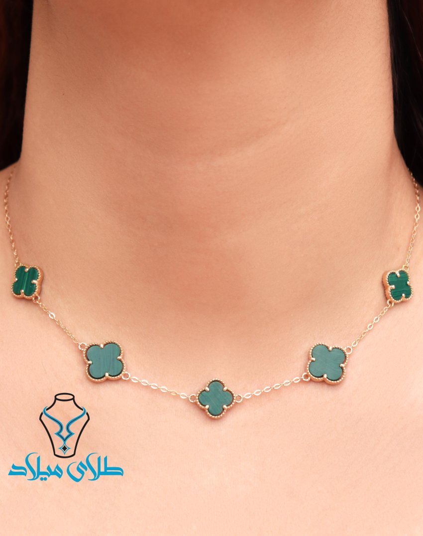 گردنبند طلا ونکلیف کد7 · گردنبند طلا ونکلیف