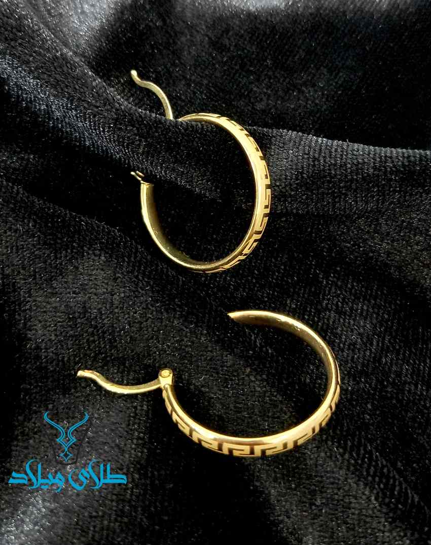 گوشواره حلقه‌ای ورساچ کد48 · گوشواره حلقه‌ ای