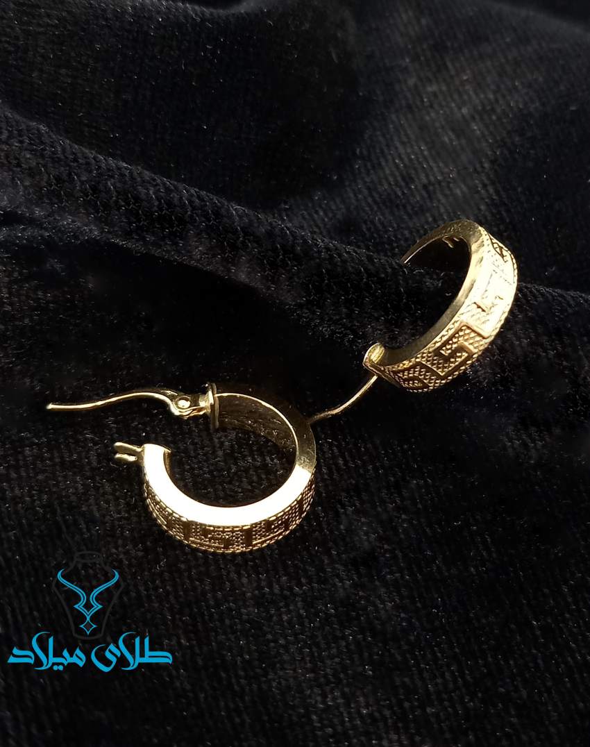 گوشواره حلقه‌ای ورساچ کد49 · گوشواره حلقه‌ ای