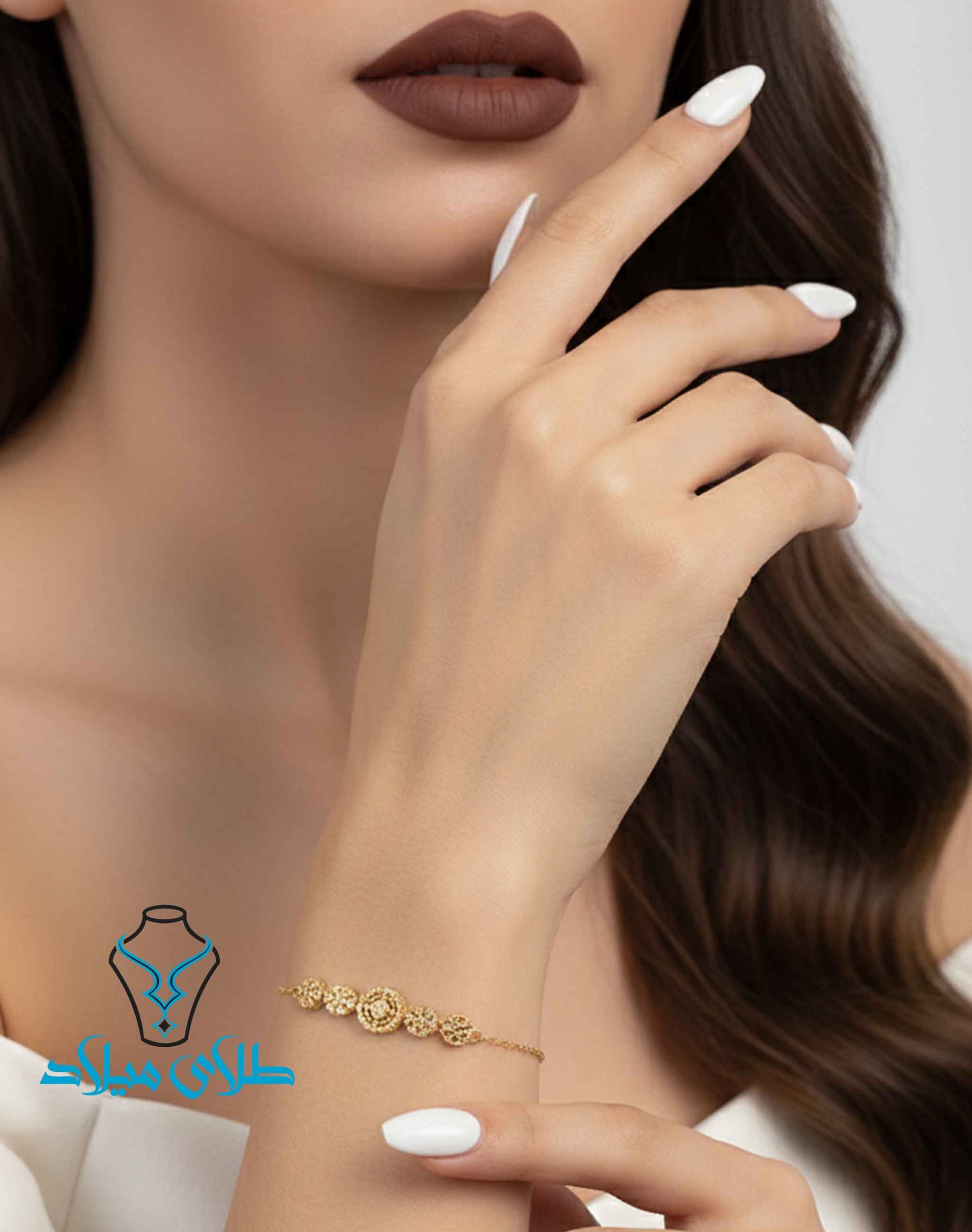 دستبند کد65 · دستبند زنجیری · 18 عیار · 1.48 گرم