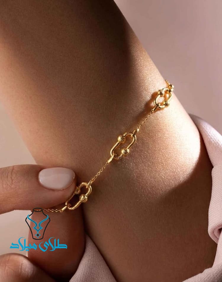 دستبند کد68 · دستبند طلای تیفانی · 18 عیار · 2.68 گرم