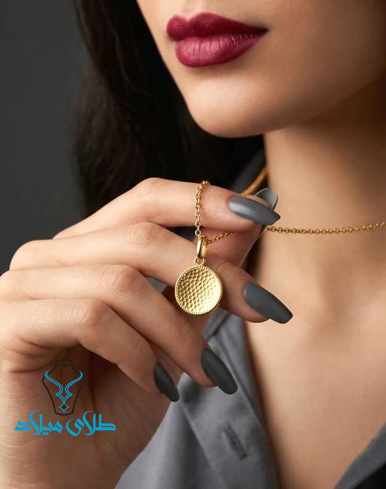 پلاک کد39 · پلاک لیزری طلا · 18 عیار · 1.11 گرم