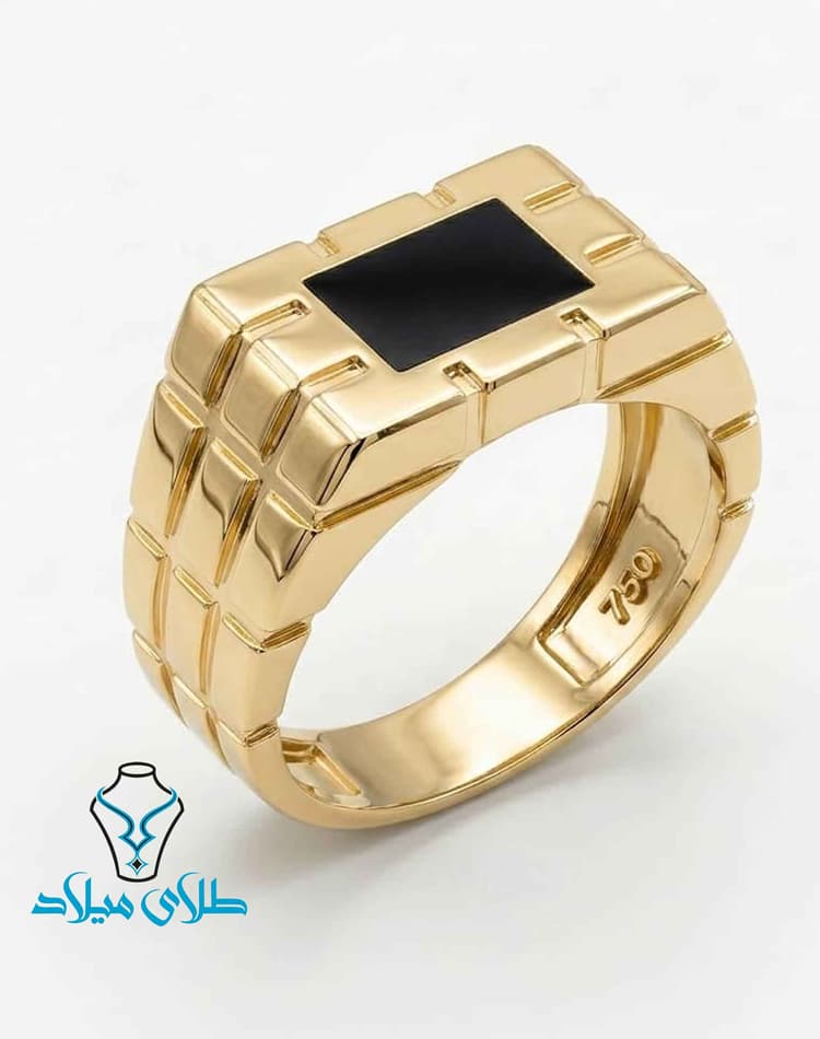 انگشتر مردانه کد23 · انگشتر طلا مردانه · 18 عیار · 5.95 گرم