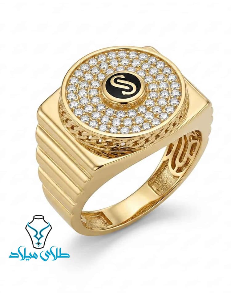 انگشتر مردانه کد31 · انگشتر طلا مردانه · 18 عیار · 5.99 گرم