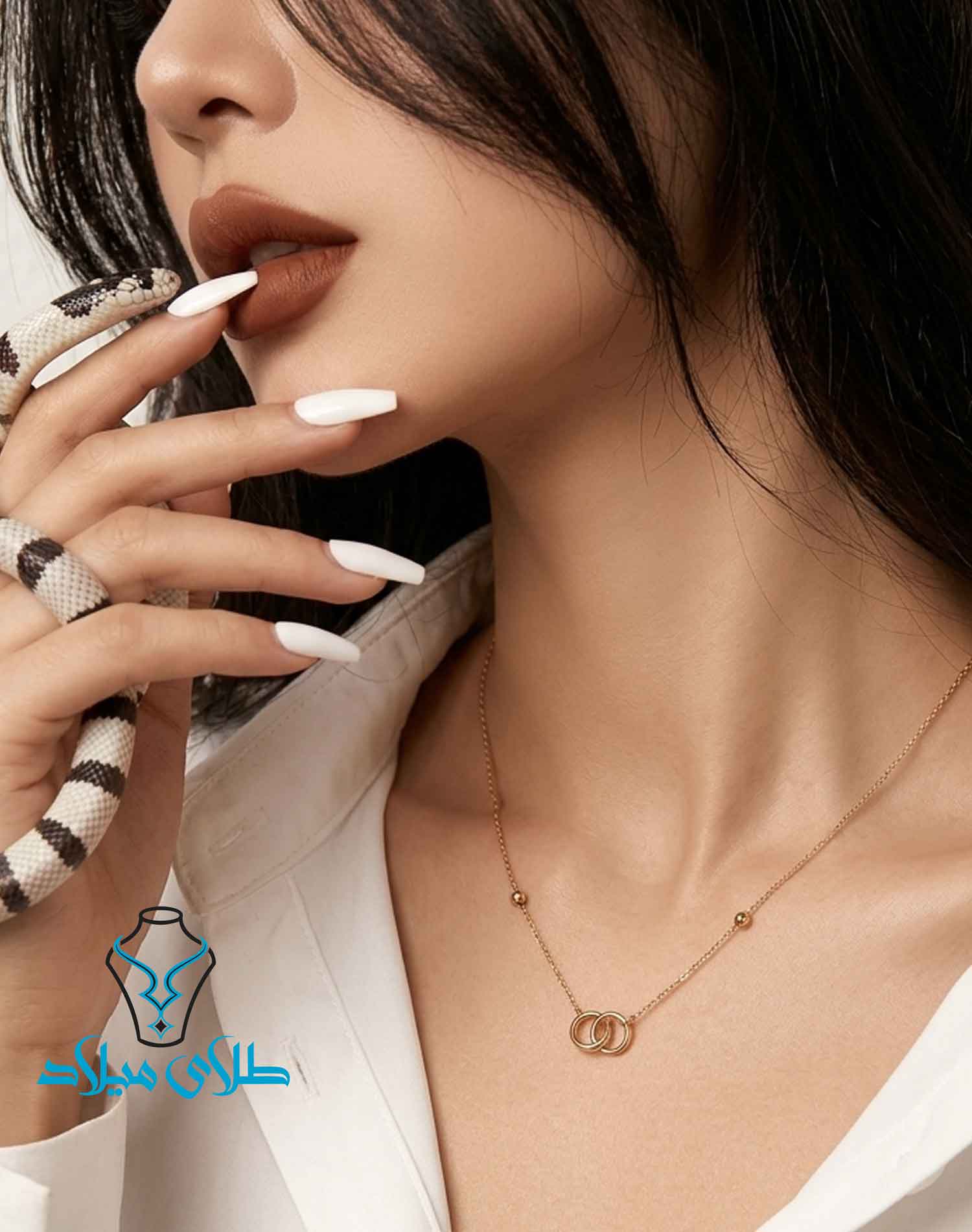 گردنبند کد30 · گردنبند گوی طلا · 18 عیار · 1.1 گرم