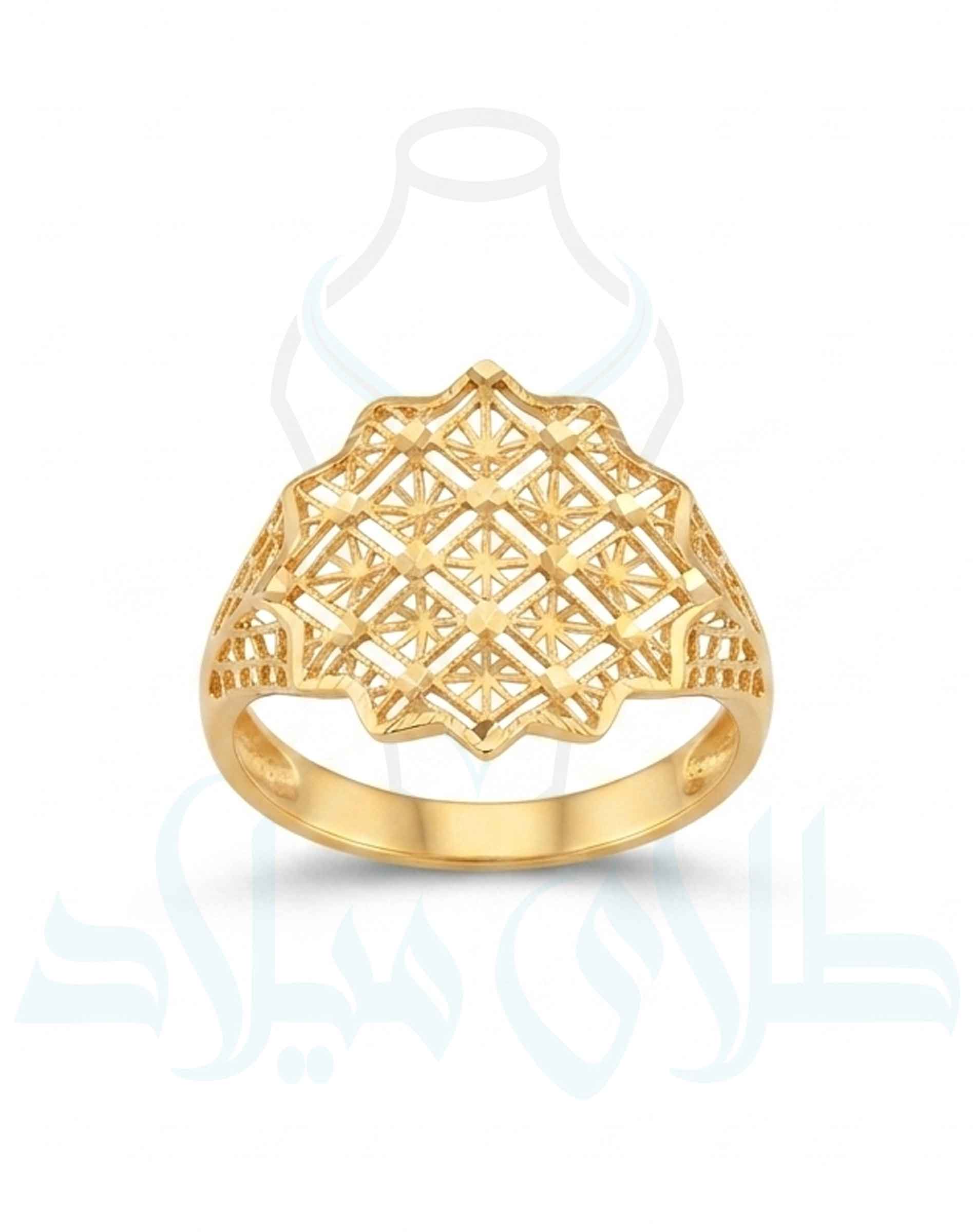 انگشتر کد263 · انگشتر توری طلا · 18 عیار · 1.11 گرم