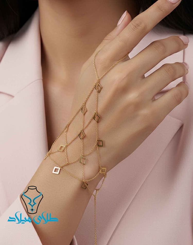 تمیمه کد2 · دستبند طلا · 18 عیار · 3.22 گرم