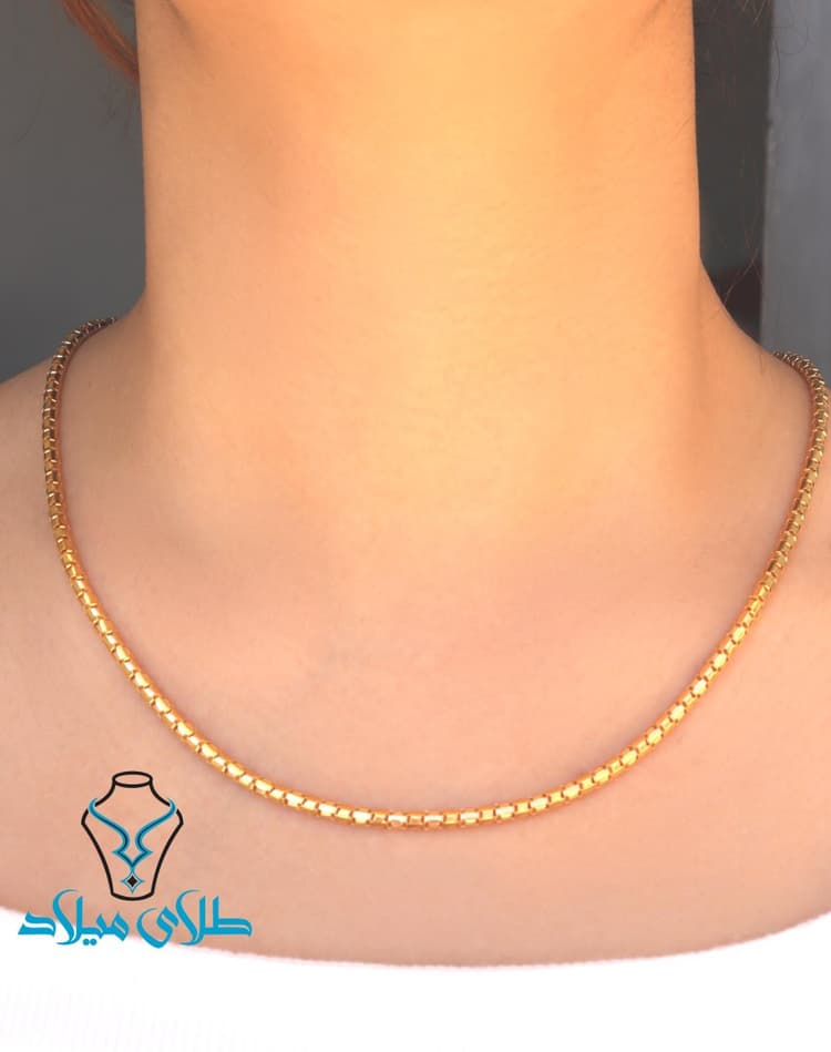 گردنبند آوان طلا · گردنبند گوی طلا · 18 عیار · 12.36 گرم