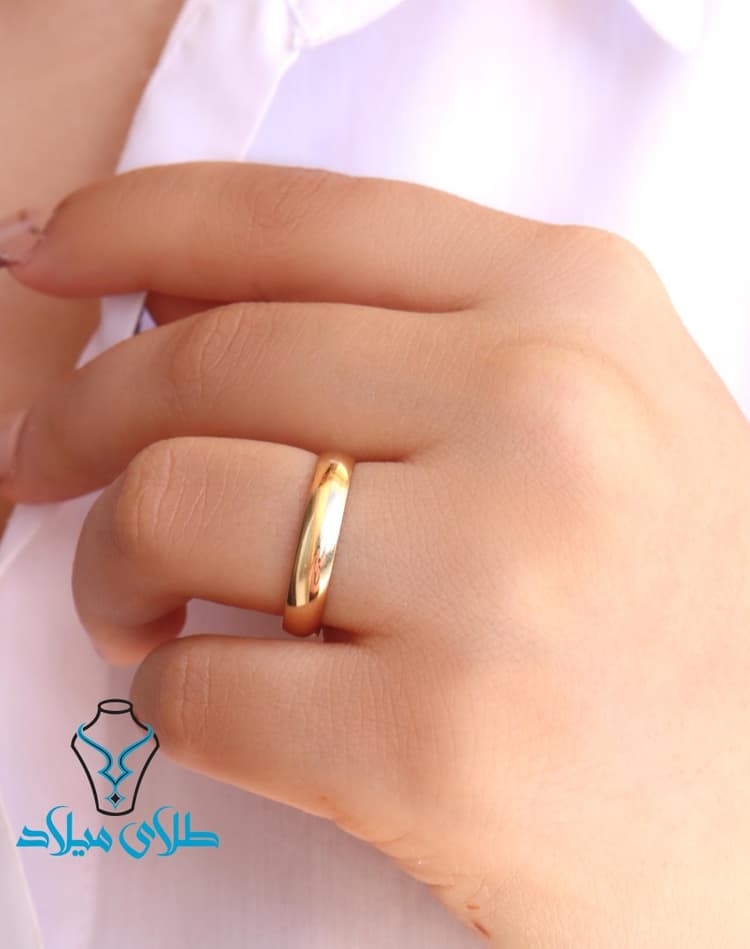 انگشتر کارتیه کد20 · حلقه ازدواج طلا · 18 عیار · 3.07 گرم