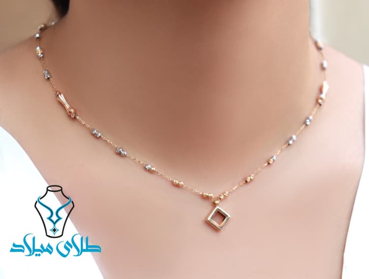 گردنبند کد11 · گردنبند گوی طلا · 18 عیار · 4.3 گرم