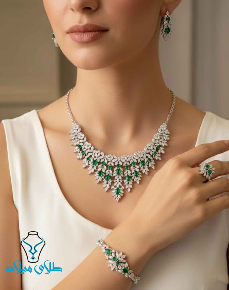 سرویس طلا نیکیتا · سرویس جواهر · 18 عیار · 36.63 گرم