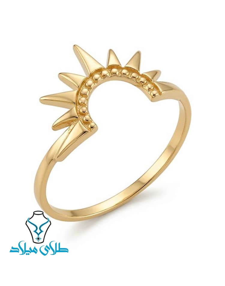 انگشتر کد35 · انگشتر مینیمال طلا · 18 عیار · 0.99 گرم