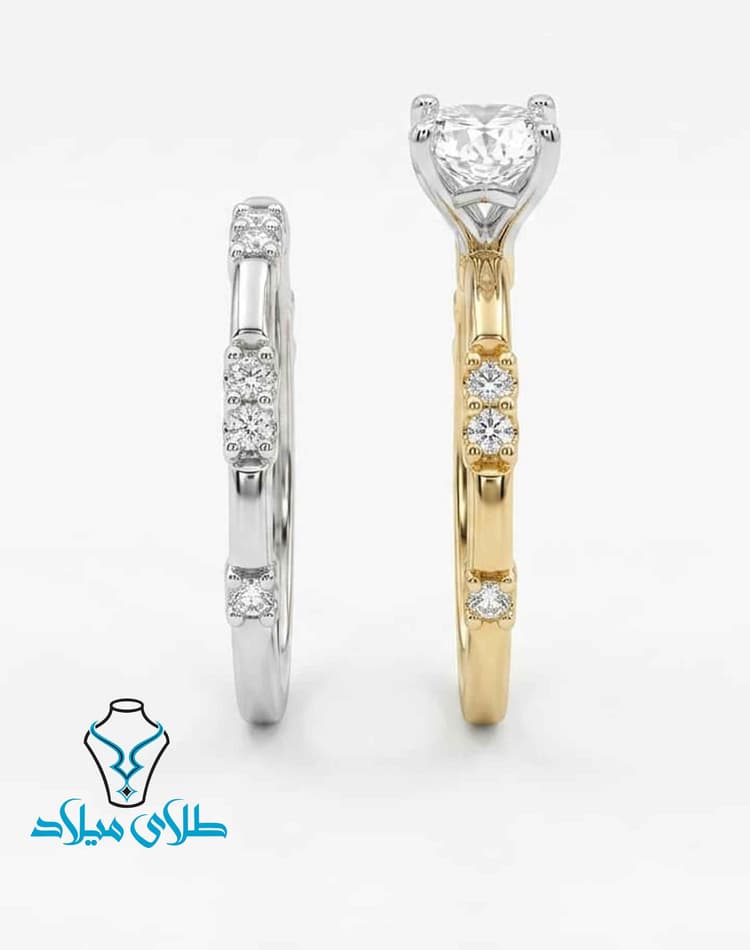 انگشتر سولیتر کد3 · انگشتر سولیتر · 18 عیار · 3.89 گرم